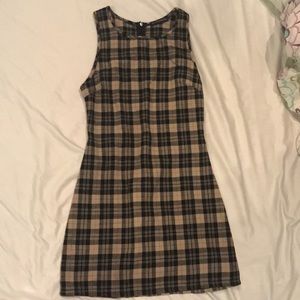 Plaid Mini Dress